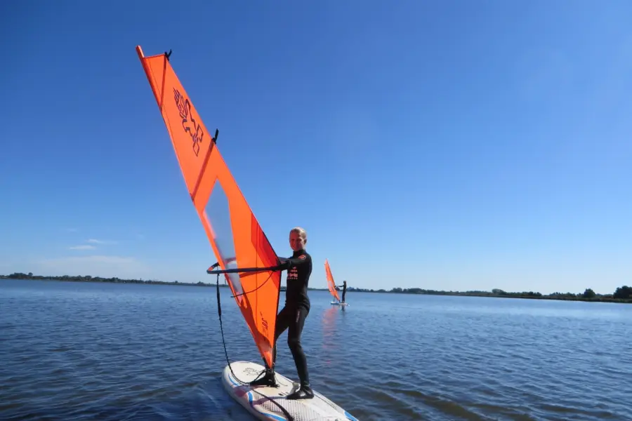 WIndsurfen oranje