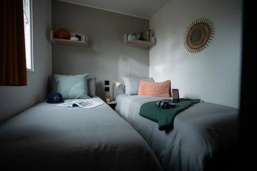 Slaapkamer 2 bedden