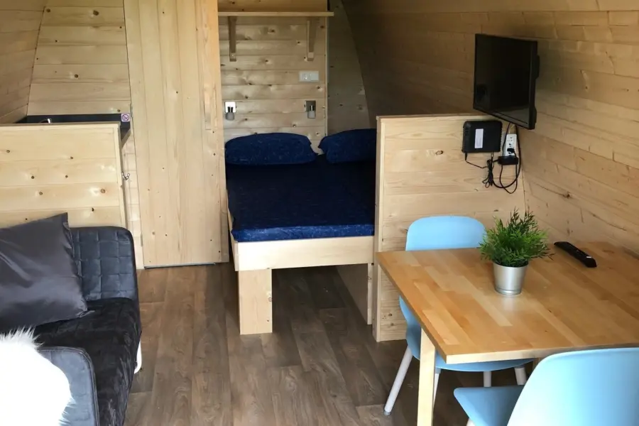 Luxe Woodlodge 2 persoons indeling