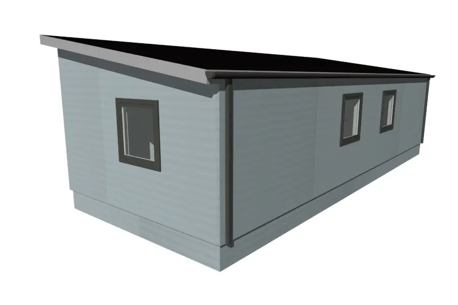 Holterberg verandachalet buiten achter