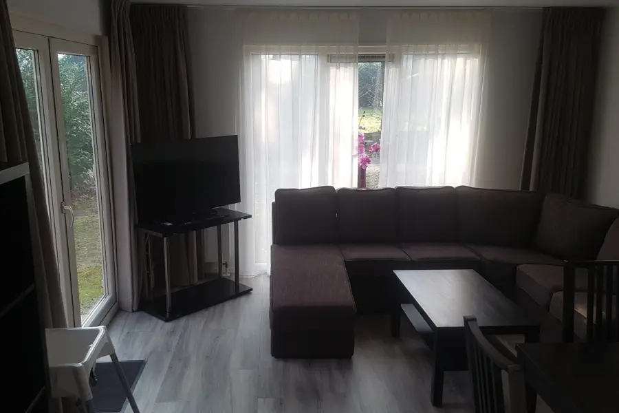 Luxe chalet woonkamer