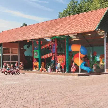 Overdekte speeltuin camping de holterberg