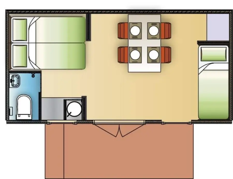 Plattegrond Veluwse Woodlodge