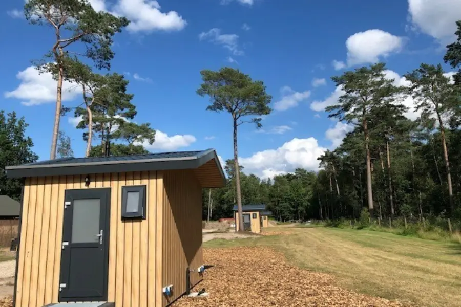 Kampeerplaatsen met privé sanitair op de Veluwe - Camping De Haeghehorst